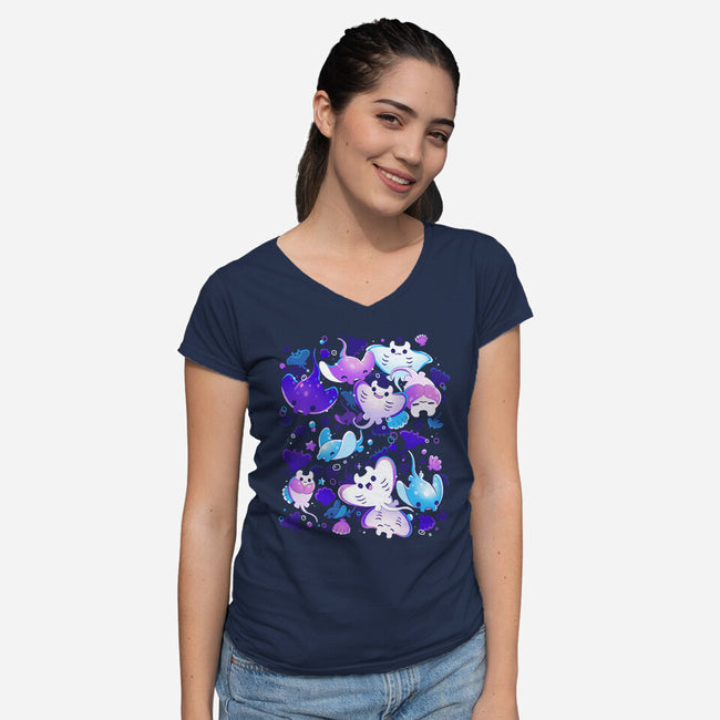 Manta-Womens-V-Neck-Tee-Vallina84