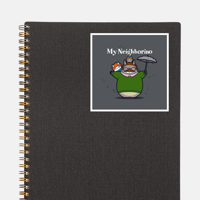 My Neighborino-None-Glossy-Sticker-Boggs Nicolas