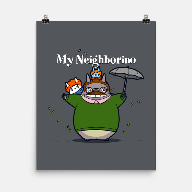My Neighborino-None-Matte-Poster-Boggs Nicolas