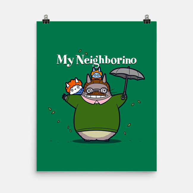 My Neighborino-None-Matte-Poster-Boggs Nicolas