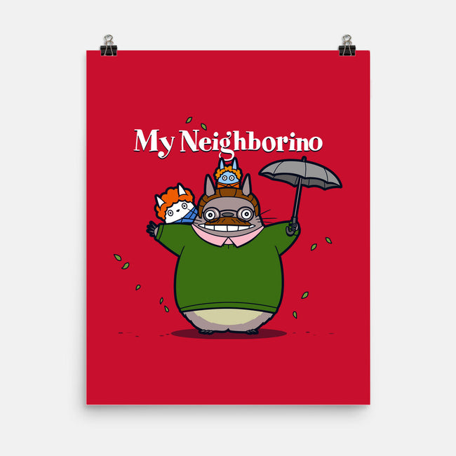 My Neighborino-None-Matte-Poster-Boggs Nicolas