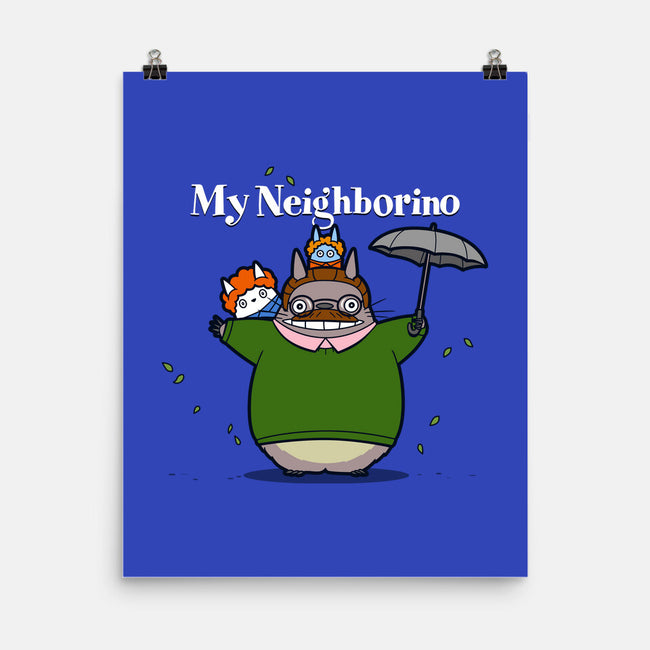 My Neighborino-None-Matte-Poster-Boggs Nicolas