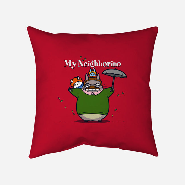 My Neighborino-None-Removable Cover w Insert-Throw Pillow-Boggs Nicolas