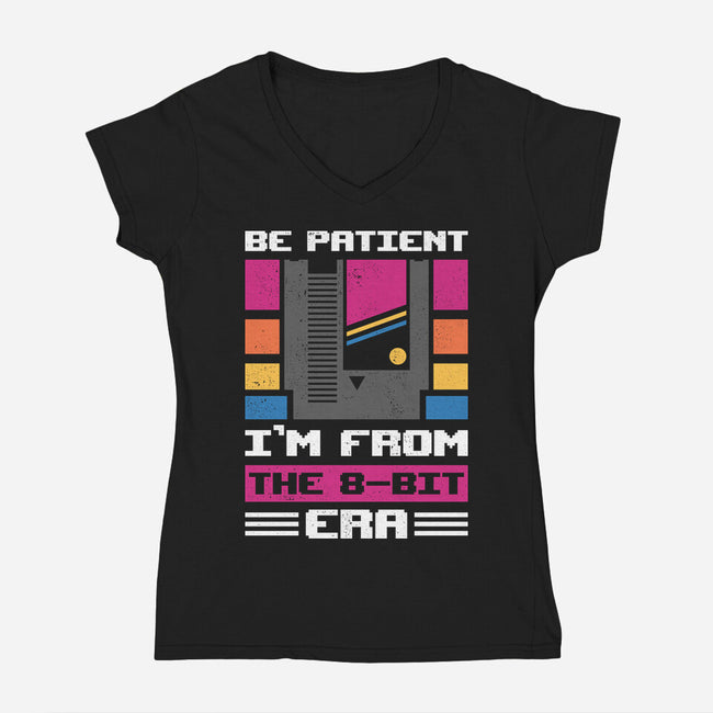 Be Patient-Womens-V-Neck-Tee-sachpica