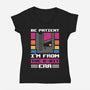Be Patient-Womens-V-Neck-Tee-sachpica