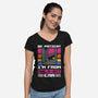 Be Patient-Womens-V-Neck-Tee-sachpica