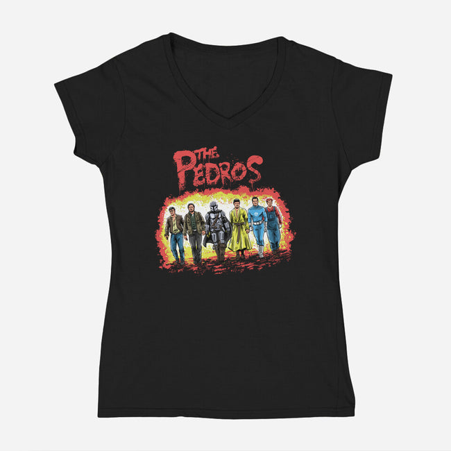 The Pedros Remix-Womens-V-Neck-Tee-zascanauta