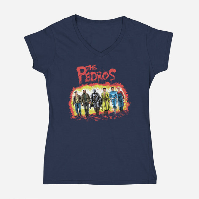 The Pedros Remix-Womens-V-Neck-Tee-zascanauta