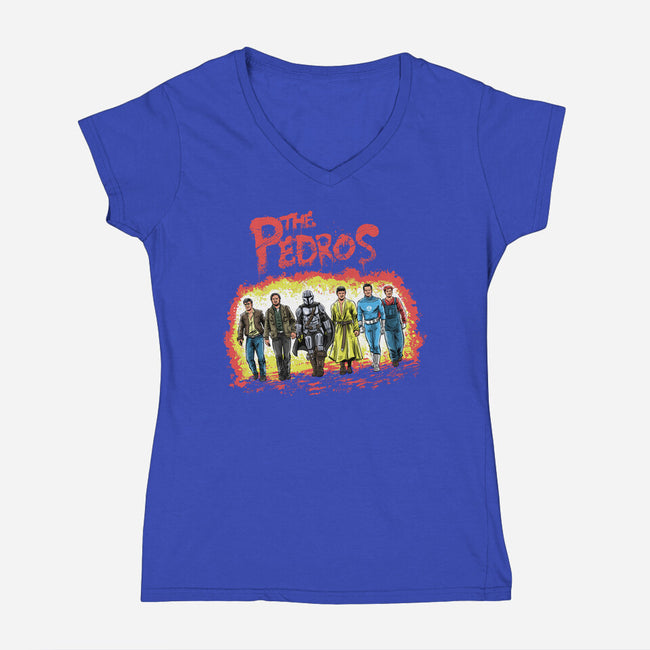 The Pedros Remix-Womens-V-Neck-Tee-zascanauta
