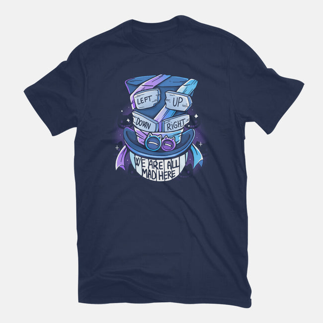 Left Up Down And Right-Womens-Fitted-Tee-Vallina84