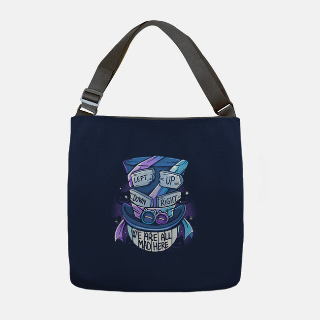 Left Up Down And Right-None-Adjustable Tote-Bag-Vallina84