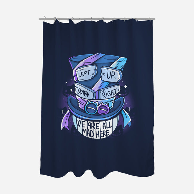 Left Up Down And Right-None-Polyester-Shower Curtain-Vallina84