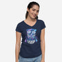 Left Up Down And Right-Womens-V-Neck-Tee-Vallina84