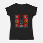 The Mortal Bunch-Womens-V-Neck-Tee-AndreusD