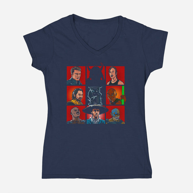The Mortal Bunch-Womens-V-Neck-Tee-AndreusD