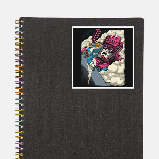 Clobbering On Titan-None-Glossy-Sticker-Betmac