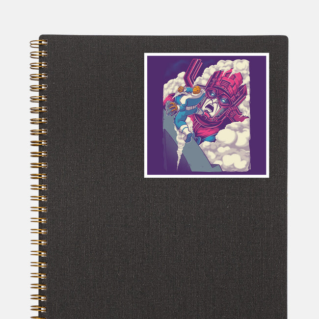 Clobbering On Titan-None-Glossy-Sticker-Betmac