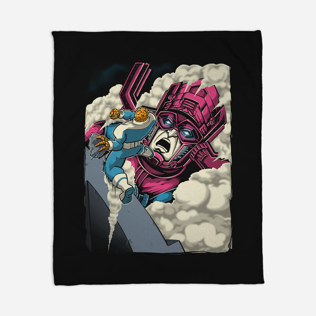 Clobbering On Titan-None-Fleece-Blanket-Betmac