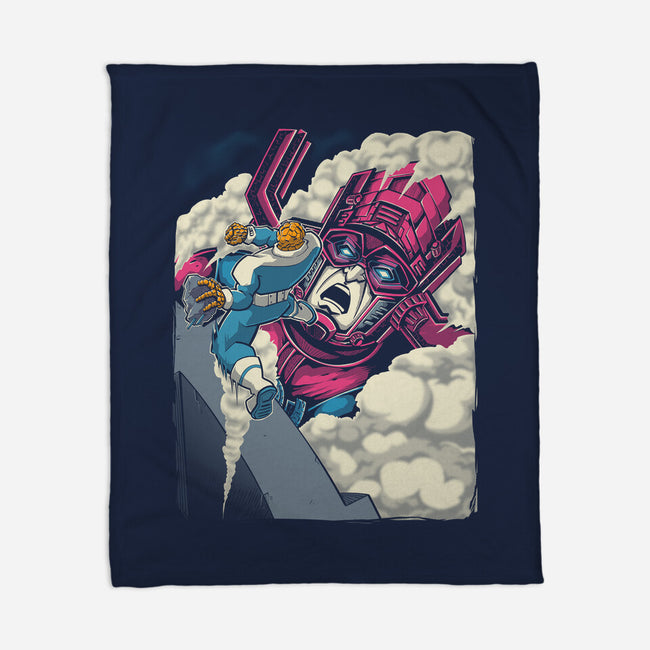 Clobbering On Titan-None-Fleece-Blanket-Betmac
