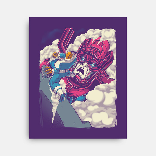 Clobbering On Titan-None-Stretched-Canvas-Betmac