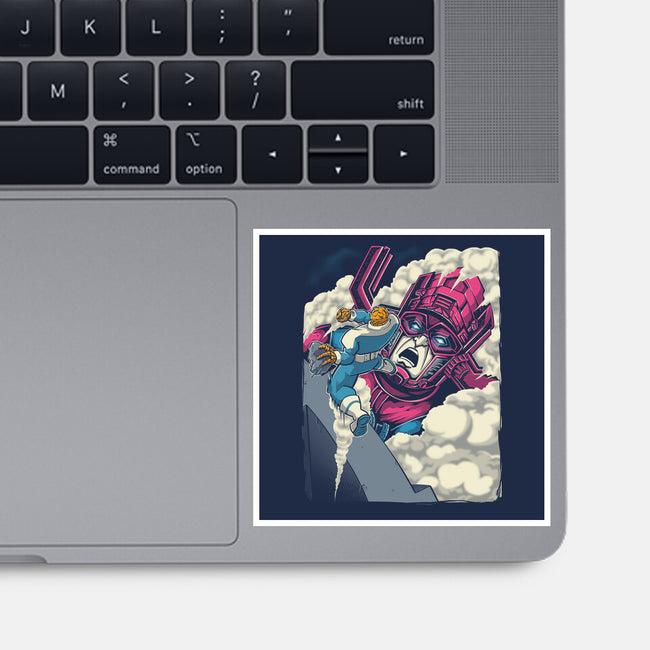 Clobbering On Titan-None-Glossy-Sticker-Betmac