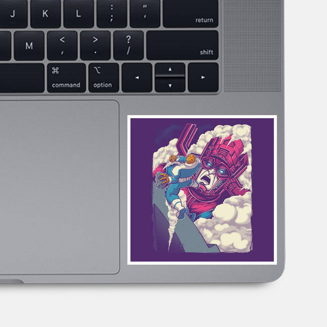 Clobbering On Titan-None-Glossy-Sticker-Betmac