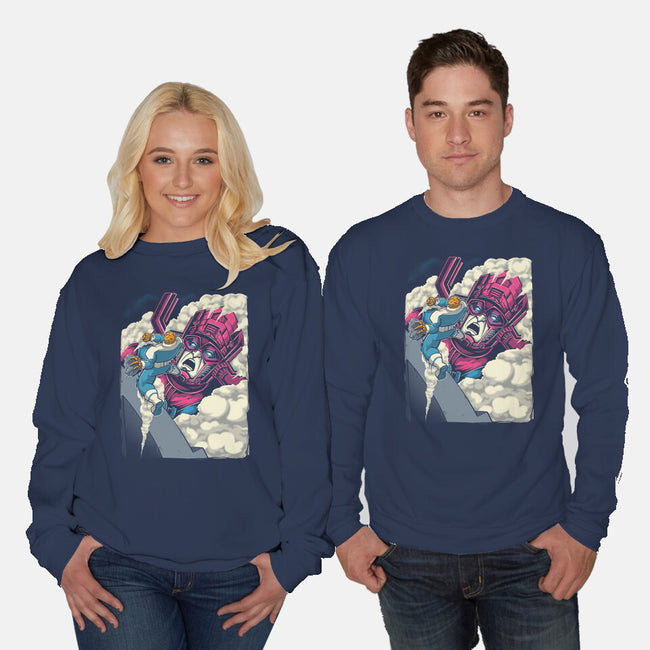 Clobbering On Titan-Unisex-Crew Neck-Sweatshirt-Betmac