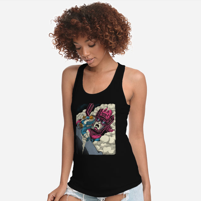 Clobbering On Titan-Womens-Racerback-Tank-Betmac