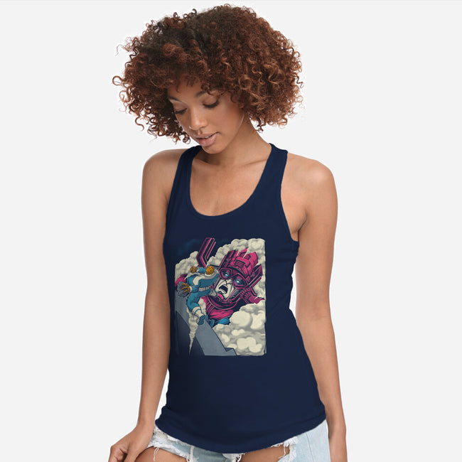 Clobbering On Titan-Womens-Racerback-Tank-Betmac