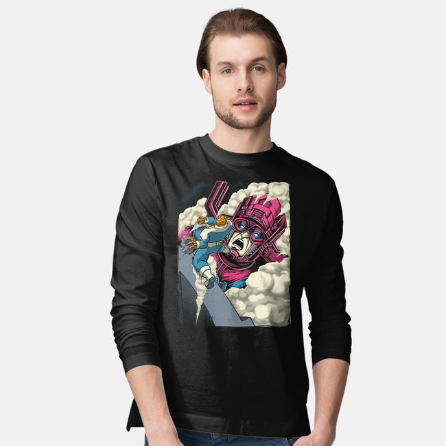 Clobbering On Titan-Mens-Long Sleeved-Tee-Betmac