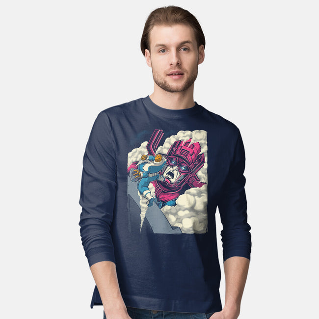 Clobbering On Titan-Mens-Long Sleeved-Tee-Betmac