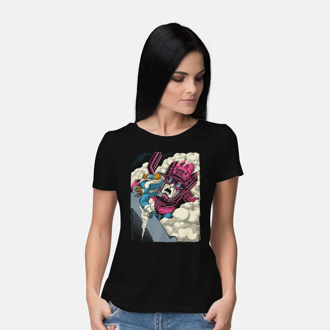 Clobbering On Titan-Womens-Basic-Tee-Betmac