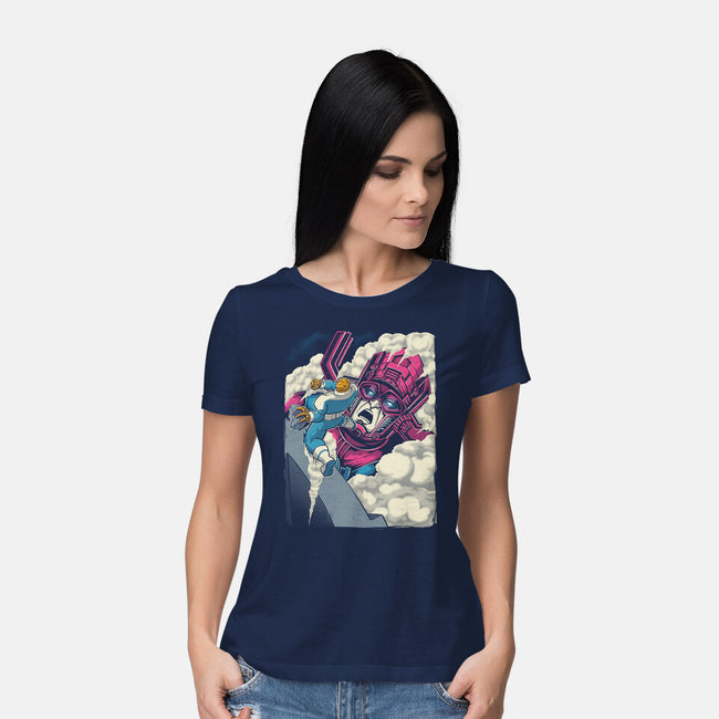 Clobbering On Titan-Womens-Basic-Tee-Betmac