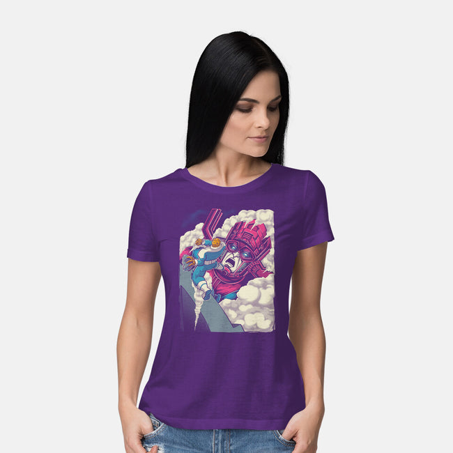 Clobbering On Titan-Womens-Basic-Tee-Betmac