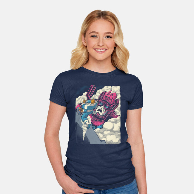 Clobbering On Titan-Womens-Fitted-Tee-Betmac