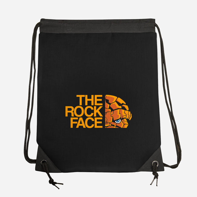 The Rock Face-None-Drawstring-Bag-Barbadifuoco