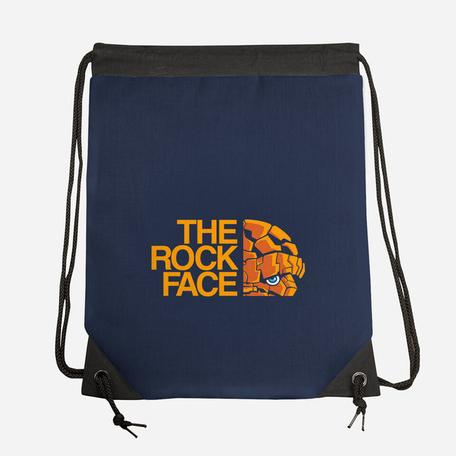 The Rock Face-None-Drawstring-Bag-Barbadifuoco