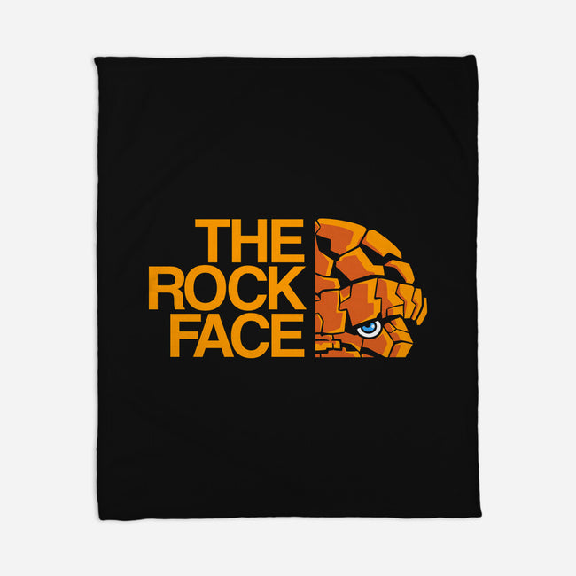 The Rock Face-None-Fleece-Blanket-Barbadifuoco