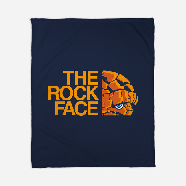 The Rock Face-None-Fleece-Blanket-Barbadifuoco