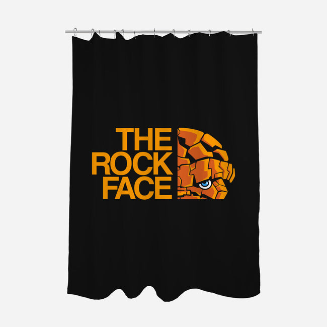 The Rock Face-None-Polyester-Shower Curtain-Barbadifuoco