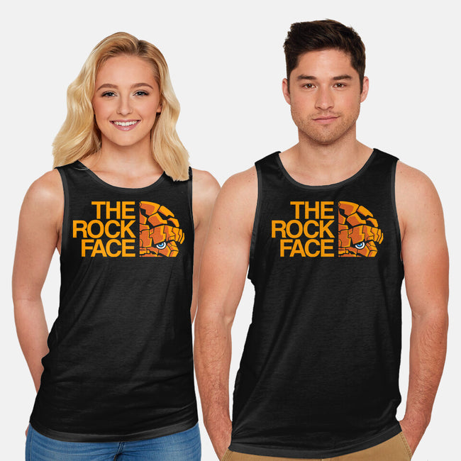 The Rock Face-Unisex-Basic-Tank-Barbadifuoco