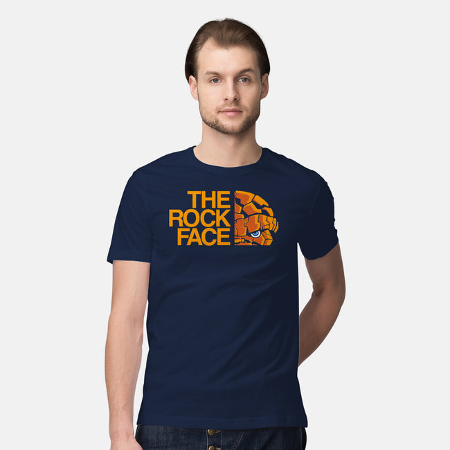 The Rock Face-Mens-Premium-Tee-Barbadifuoco
