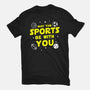 May The Sports Be With You-Unisex-Basic-Tee-Boggs Nicolas