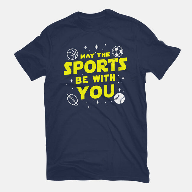 May The Sports Be With You-Unisex-Basic-Tee-Boggs Nicolas