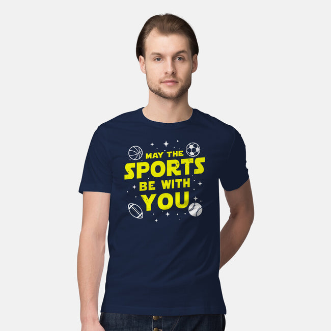 May The Sports Be With You-Mens-Premium-Tee-Boggs Nicolas