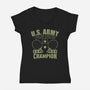 Forrest Pong Champ-Womens-V-Neck-Tee-Boggs Nicolas