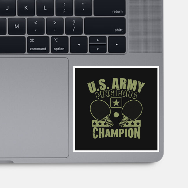 Forrest Pong Champ-None-Glossy-Sticker-Boggs Nicolas