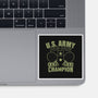 Forrest Pong Champ-None-Glossy-Sticker-Boggs Nicolas
