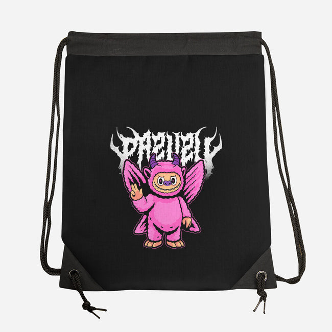 Pazuzu Collectable Tee-None-Drawstring-Bag-Jorgetiradoart