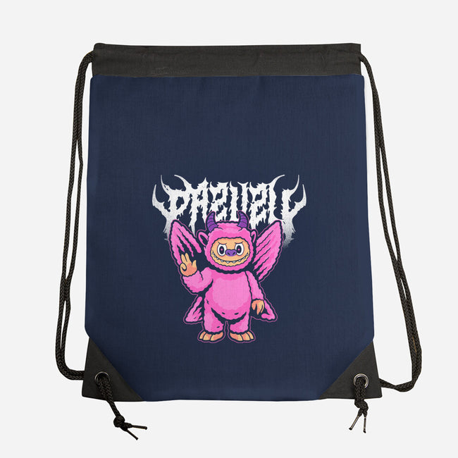 Pazuzu Collectable Tee-None-Drawstring-Bag-Jorgetiradoart